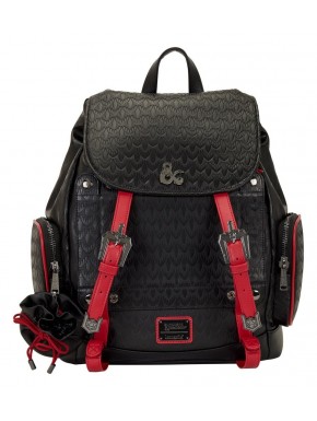 Mochila preta e vermelha Dungeons & Dragons da Hasbro