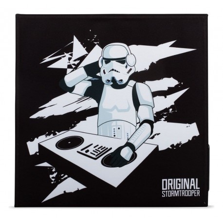 Haut-parleur Bluetooth Stormtrooper avec cadre 40x40 cm
