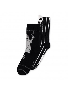 Chaussettes L'Étrange Noël de Monsieur Jack noir et blanc
