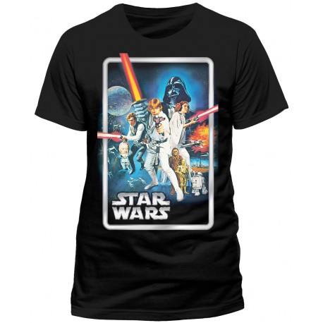 T-Shirt Star Wars Poster A New Hope