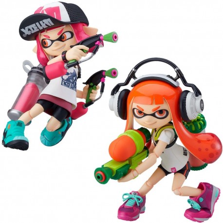Figura articulada de Splatoon Girl con accesorios