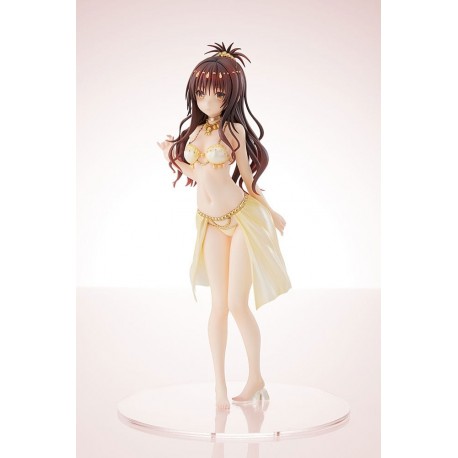 Estátua PVC de Mikan Yuki em biquíni dourado, 22 cm, To Love-Ru Darkness
