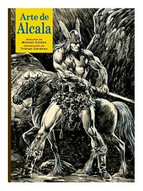Couverture du livre Art d'Alcalá avec illustration de guerrier