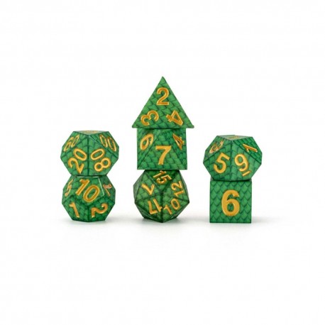 Conjunto de dados escamas de dragão verde Dragon Storm