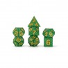 Conjunto de Dados Dragon Storm Escamas de Dragão Verde (7 Peças)