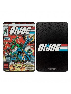 Lingote G.I. Joe con diseño de cómic y caja de presentación
