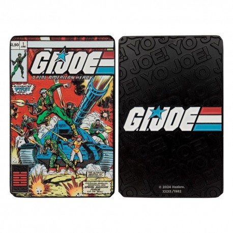 Lingote G.I. Joe con diseño de cómic y caja de presentación