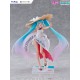 Estatua PVC Racing Miku 2024 con sombrero y flotador