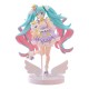 Estatua PVC Hatsune Miku Yumekawa Princess Lavender 21 cm