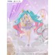 Estatua PVC Hatsune Miku Yumekawa Princess Lavender 21 cm