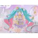 Estatua PVC Hatsune Miku Yumekawa Princess Lavender 21 cm