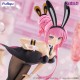 Estátua de Megurine Luka 28 cm de PVC com orelhas de coelhinha