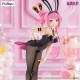 Estátua de Megurine Luka 28 cm de PVC com orelhas de coelhinha