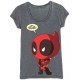 T-Shirt Girl Deadpool Chibi Marvel