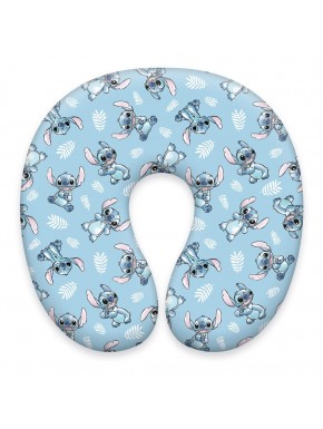 Almofada cervical de Lilo & Stitch em azul