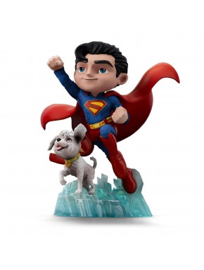 Figura Minifigura Superman y Krypto de 17 cm de PVC