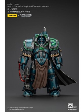 Figurine Praetor de la Légion Alpha en armure Cataphractii 18 cm