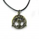 Pendant circle transmutation bronze