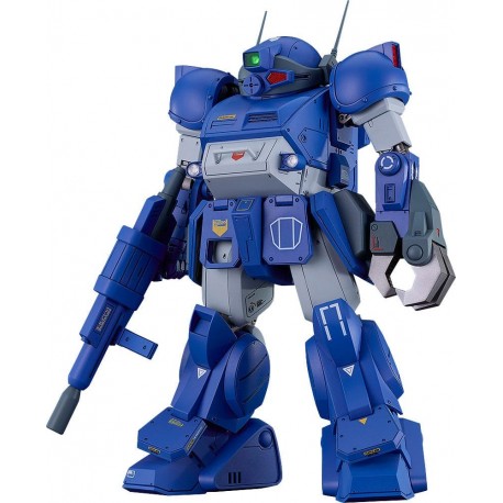 Maquette bleue Armored Trooper Votoms avec pilote et armes