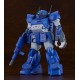 Maquette bleue Armored Trooper Votoms avec pilote et armes