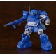 Maquette bleue Armored Trooper Votoms avec pilote et armes
