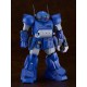 Maquette bleue Armored Trooper Votoms avec pilote et armes