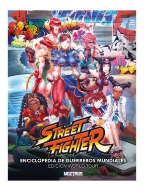 Portada de la enciclopedia Street Fighter Guerreros Mundiales