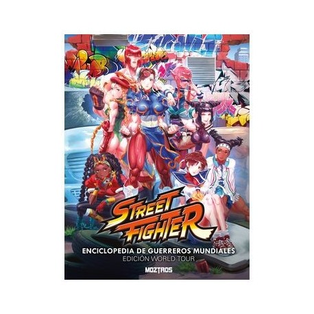 Portada de la enciclopedia Street Fighter Guerreros Mundiales