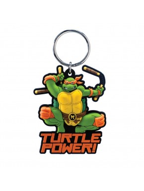Chaveiro PVC Michelangelo Tartarugas Ninja