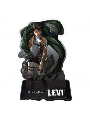 Figura acrílica de Levi en pose de batalla de 18 cm, Attack on Titan