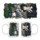 Taza de cerámica Black Butler con personajes Ciel y Sebastian
