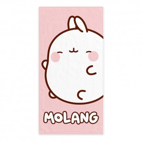 Serviette rose Molang 150 x 75 cm