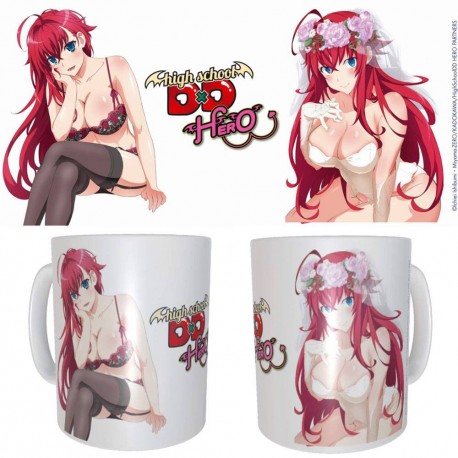Mug en céramique High School DxD Hero avec Rias Gremory en lingerie