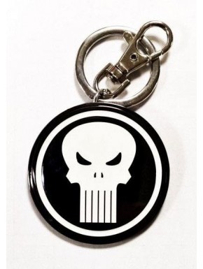Llavero metálico Punisher Marvel Comics calavera