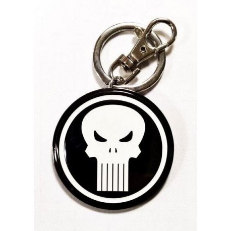 Llavero metálico Punisher Marvel Comics calavera