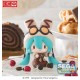 Minifigurine chibi de Hatsune Miku avec tenue d'hiver