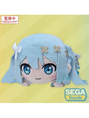 Peluche Hatsune Miku allongée de 16 cm