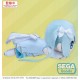 Peluche Hatsune Miku allongée de 16 cm
