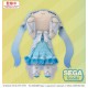 Peluche Hatsune Miku allongée de 16 cm