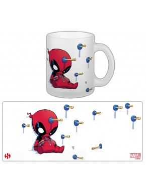 Taza de cerámica Marvel Deadpool Baby con diseño divertido