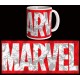Taza de cerámica Marvel Comics con gran logo rojo
