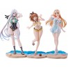 Pack de 3 Statues PVC 1/7 Ryza, Klaudia, Lila : Version Maillot