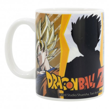 Taza Dragon Ball Z Vegeta y Goku que cambia con calor