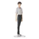 Estatua de PVC de Shinji Ikari en uniforme, 22 cm