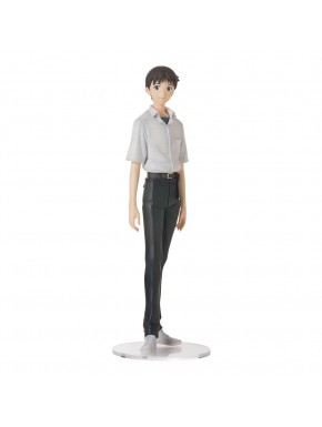 Estatua de PVC de Shinji Ikari en uniforme, 22 cm