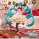 Estatua navideña de Hatsune Miku de PVC, 20 cm