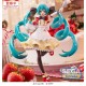Estatua navideña de Hatsune Miku de PVC, 20 cm