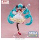 Estatua navideña de Hatsune Miku de PVC, 20 cm