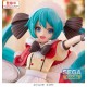 Estatua navideña de Hatsune Miku de PVC, 20 cm