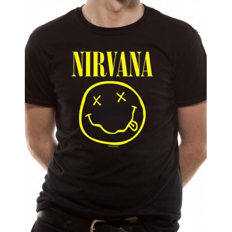 Camiseta Nirvana Logo Smile